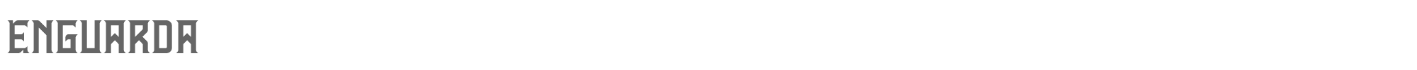Sample characters Enguarda Font
