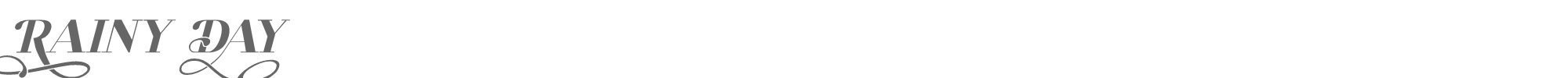 Rainy Day RAINYDAY-Italic.ttf font preview