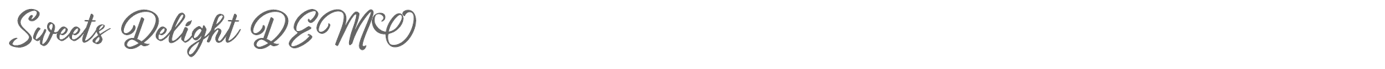 Sweets Delight SweetsDelightDemo.otf font preview