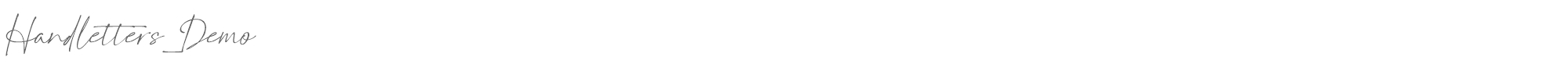 Handletters Handletters.otf font preview