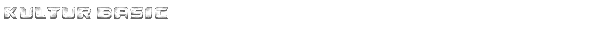 Kultur KulturBasic.ttf font preview