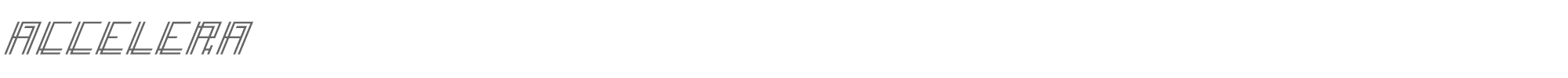 Accelera Accelera.ttf font preview