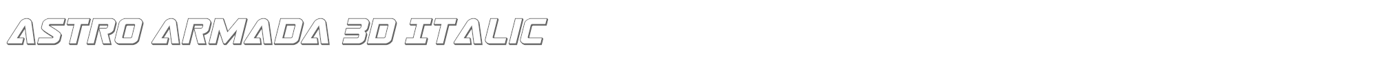 Astro Armada astroarmada3dital.ttf font preview