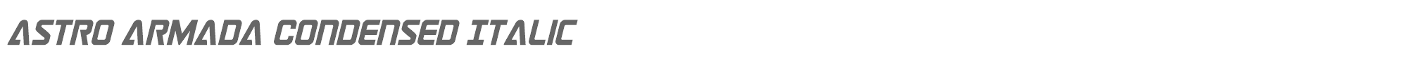 Astro Armada astroarmadacondital.ttf font preview