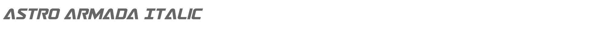 Astro Armada astroarmadaital.ttf font preview