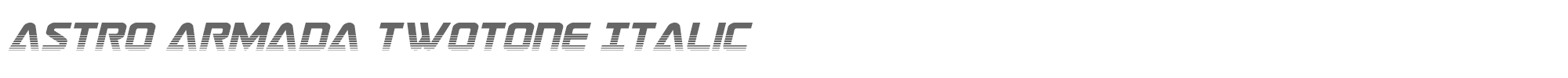 Astro Armada astroarmadatwoital.ttf font preview