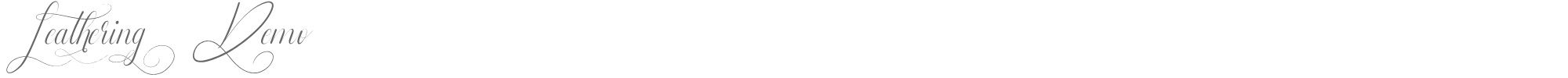 Leathering LeatheringDemoRegular.ttf font preview