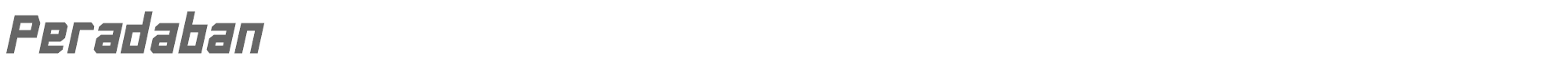 Sample characters Peradaban Font