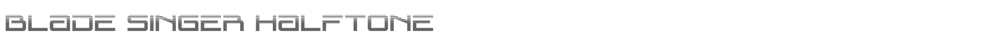 Blade Singer bladesingerhalf.ttf font preview