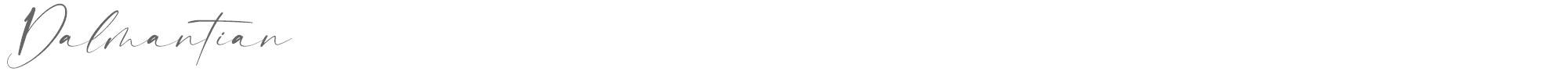 Sample characters Dalmantian Font