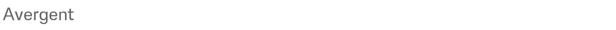 Sample characters Avergent Font