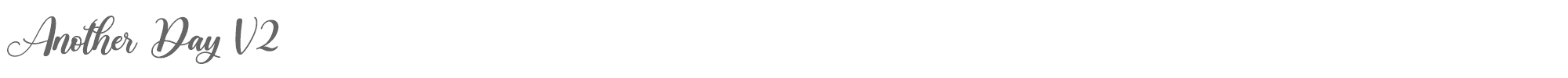 Another Day V2 AnotherDayV2.ttf font preview