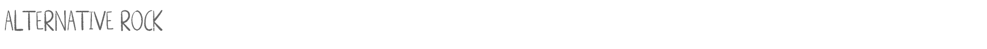 Alternative Rock Border ALTERNATIVEROCK.ttf font preview