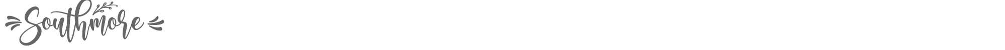 Sample characters Southmore Font