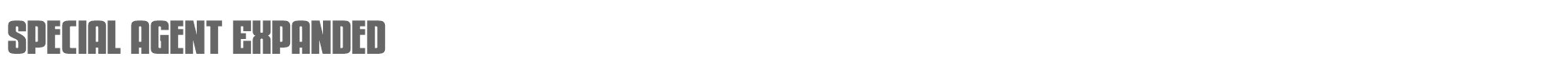 Special Agent specialagentexpand.ttf font preview