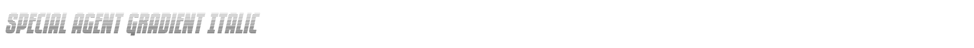 Special Agent specialagentgradital.ttf font preview