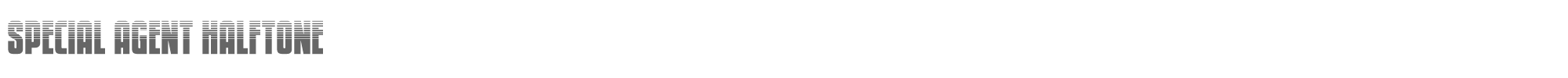 Special Agent specialagenthalf.ttf font preview