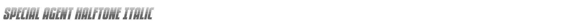 Special Agent specialagenthalfital.ttf font preview