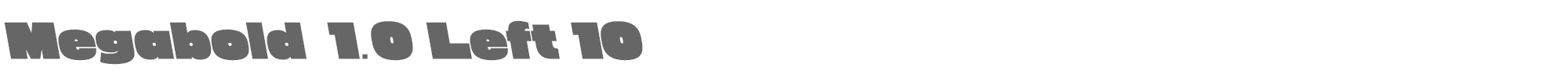 Megabold megabold-1.0-variable-TRIAL.ttf font preview