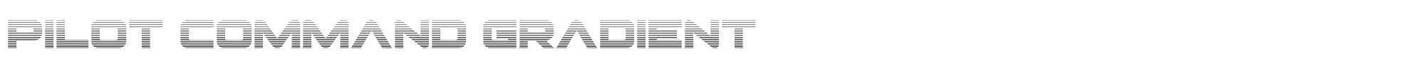 Pilot Command pilotcommandgrad.ttf font preview