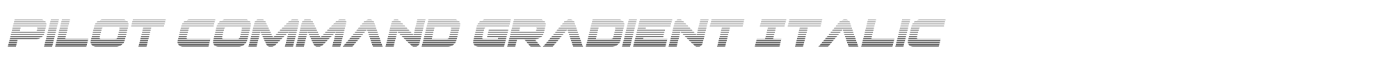 Pilot Command pilotcommandgradital.ttf font preview