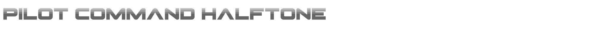 Pilot Command pilotcommandhalf.ttf font preview