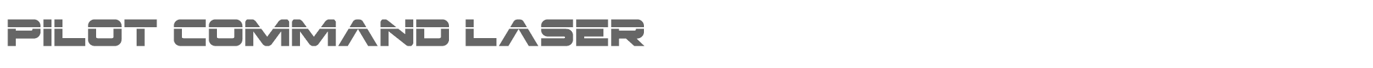 Pilot Command pilotcommandlaser.ttf font preview