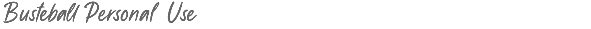 Busteball Busterball.otf font preview