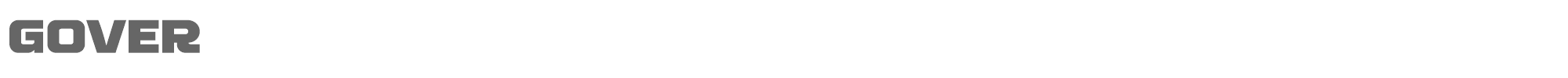 Sample characters Gover Font