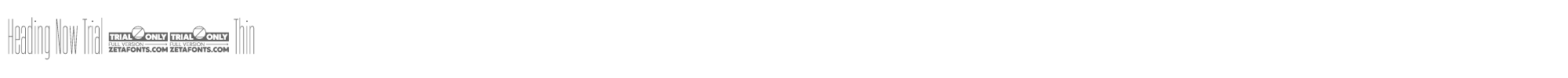 Sample characters Heading Now Font