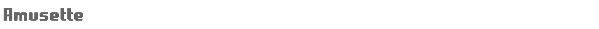 Amusette Amusette-Regular.ttf font preview