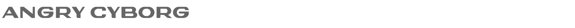 Angry Cyborg AngryCyborg.ttf font preview