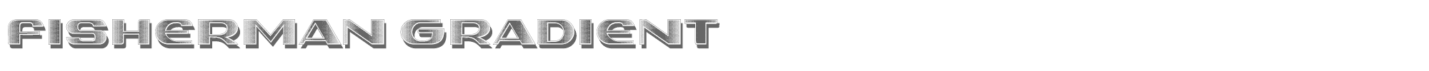 Fisherman FishermanGradient.ttf font preview