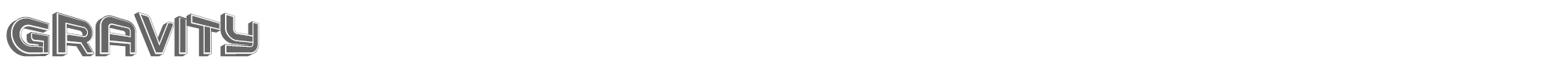 Gravity Gravity.ttf font preview