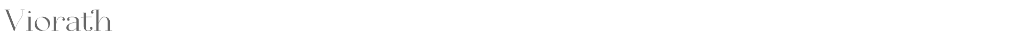 Viorath Viorath.ttf font preview