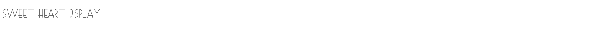 Sweet Heart Display SweetHeartDisplay.otf font preview