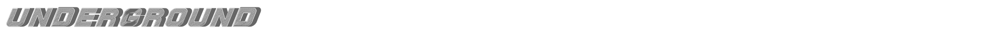 Underground Underground-Italic.ttf font preview
