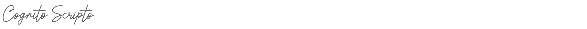 Cognito Scripto CognitoScripto-Bold.otf font preview