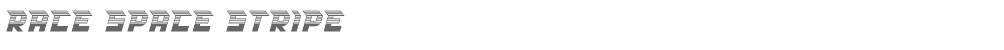 Race Space RACESPACESTRIPE.otf font preview