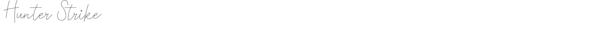 Hunter Strike HunterStrike.ttf font preview