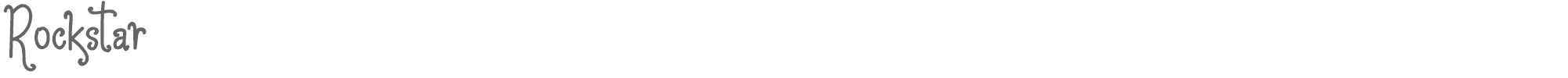 Rockstar Rockstar.ttf font preview