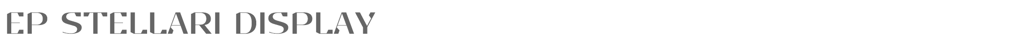 EP Stellari Display ep-stellari-display.ttf font preview