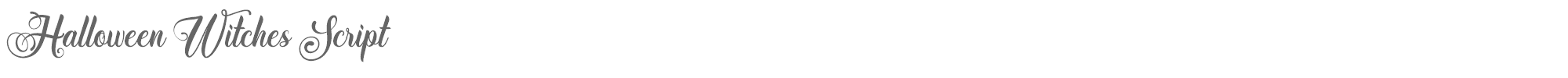 Halloween Witches Display HalloweenWitches-Script.otf font preview
