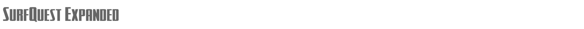 SurfQuest surfquestexpand.ttf font preview
