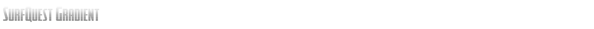 SurfQuest surfquestgrad.ttf font preview