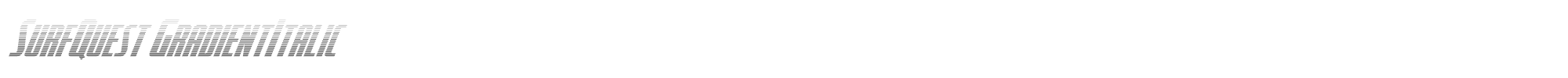 SurfQuest surfquestgradital.ttf font preview