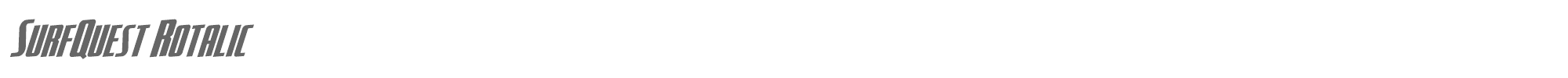 SurfQuest surfquestrotal.ttf font preview