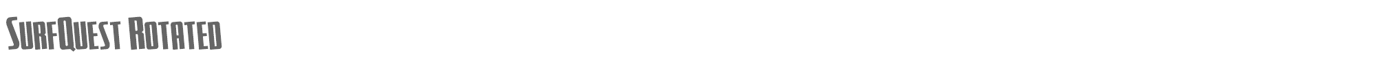 SurfQuest surfquestrotate.ttf font preview