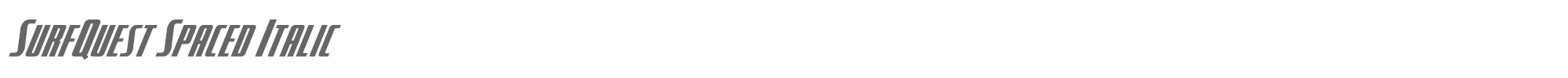 SurfQuest surfquestspacedital.ttf font preview