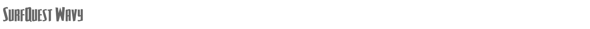 SurfQuest surfquestwavy.ttf font preview
